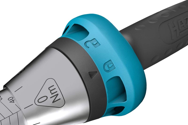 HAZET torque wrench 5120-3CT 10-60Nm  output: square 12.5 mm  1/2 inch  tolerance: 3%  30 teeth  operating angle 12 degrees I user-friendly compact reversible ratchet especially for commercial - Image 4